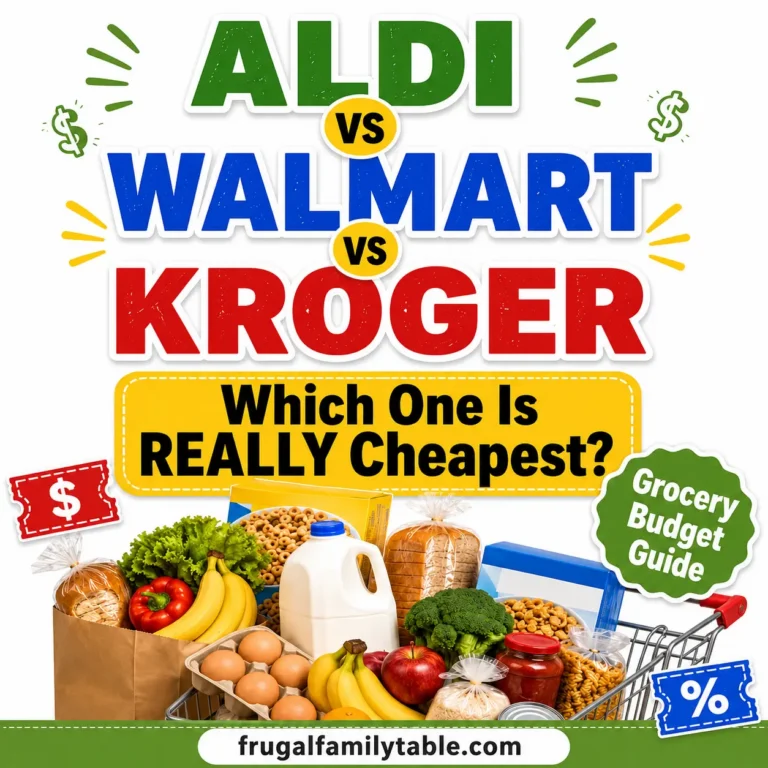 Aldi vs Walmart vs Kroger — Which Is Really Cheapest