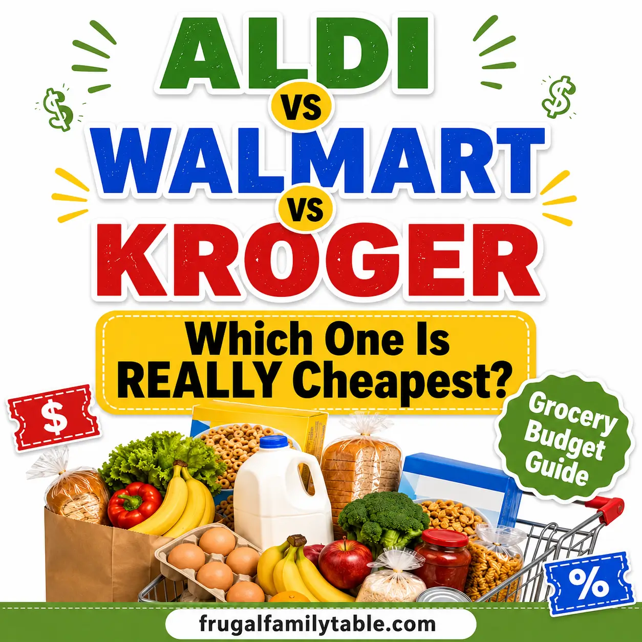 Aldi vs Walmart vs Kroger — Which Is Really Cheapest