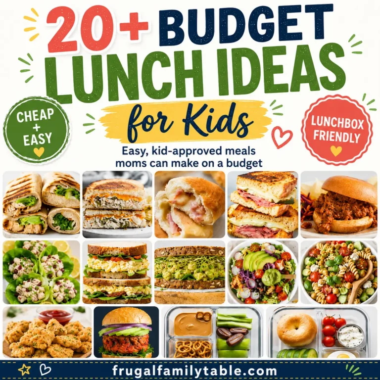 Budget Lunch Ideas for Kids