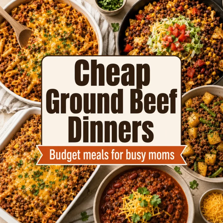 Budget Meals with Ground Beef