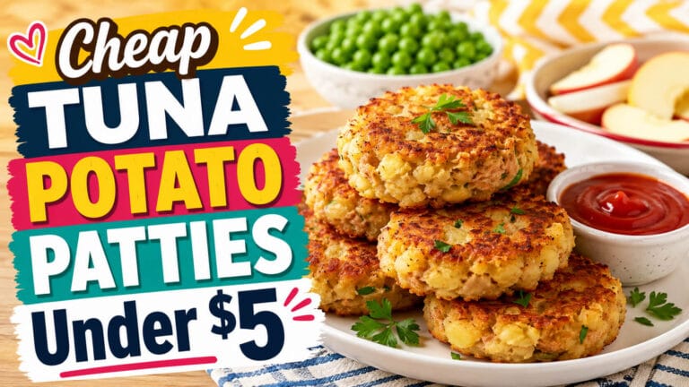 Cheap Tuna Potato Patties Recipe (Under $5 for 4!)