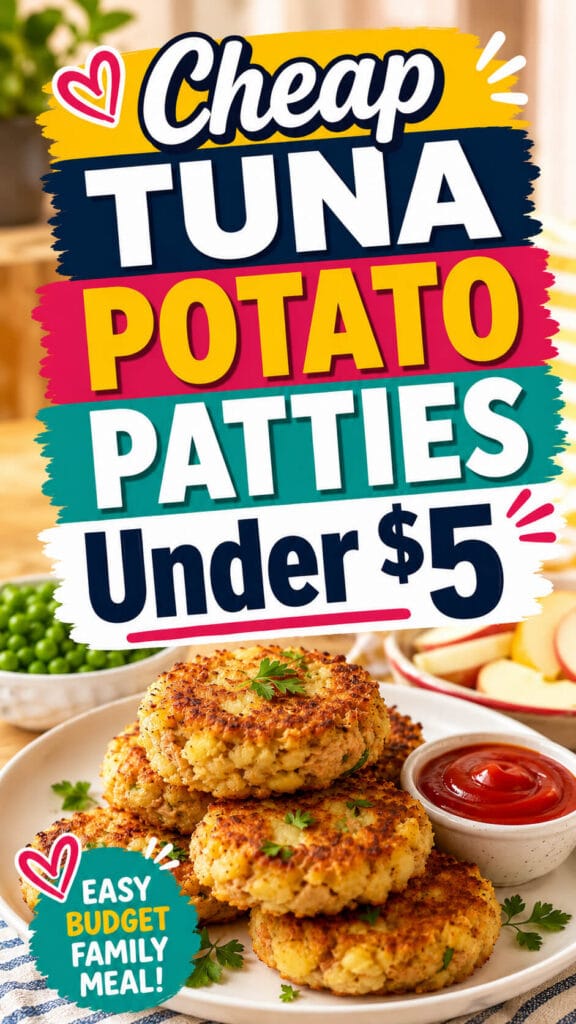 Cheap Tuna Potato Patties Under $5
