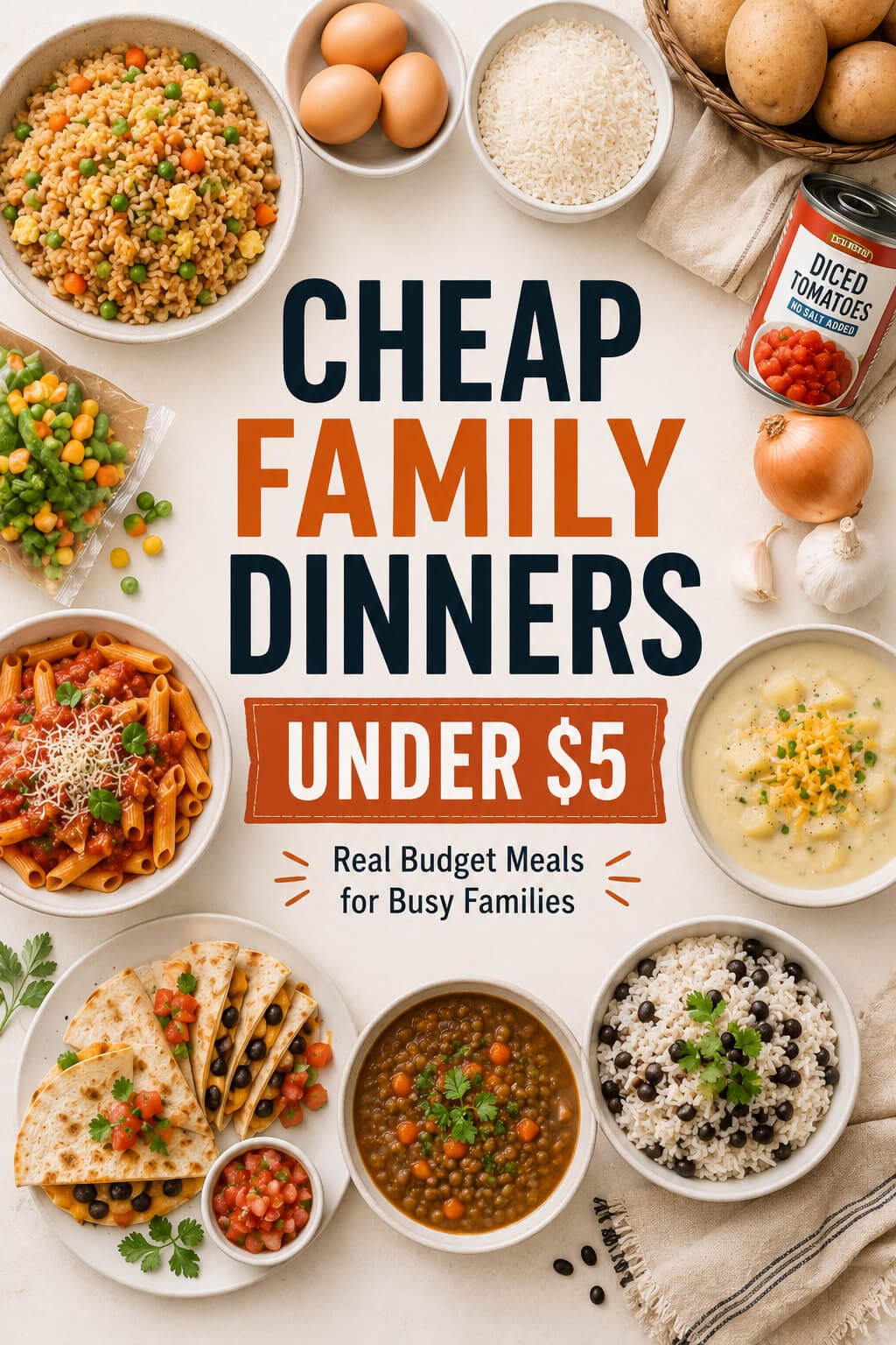 Cheap family dinners under $5