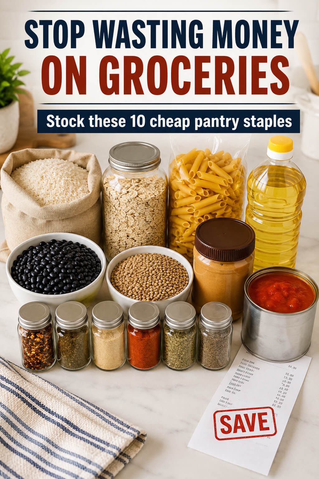 Cheapest Pantry Staples