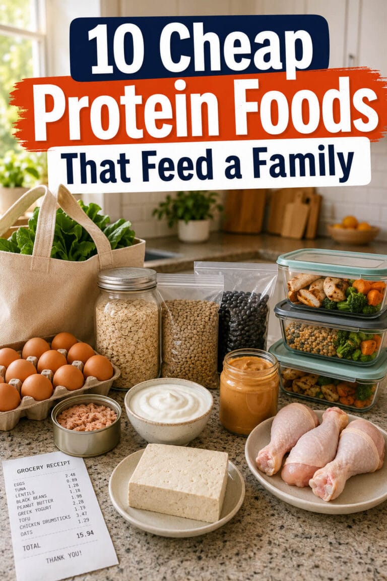 Cheapest protein sources for families