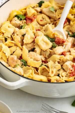 Creamy Chicken and Tortellini
