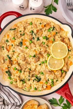 Creamy Lemon Chicken Orzo