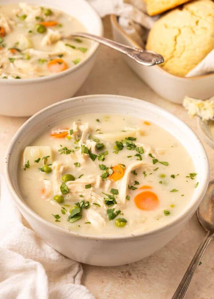 Crockpot Chicken Pot Pie Soup