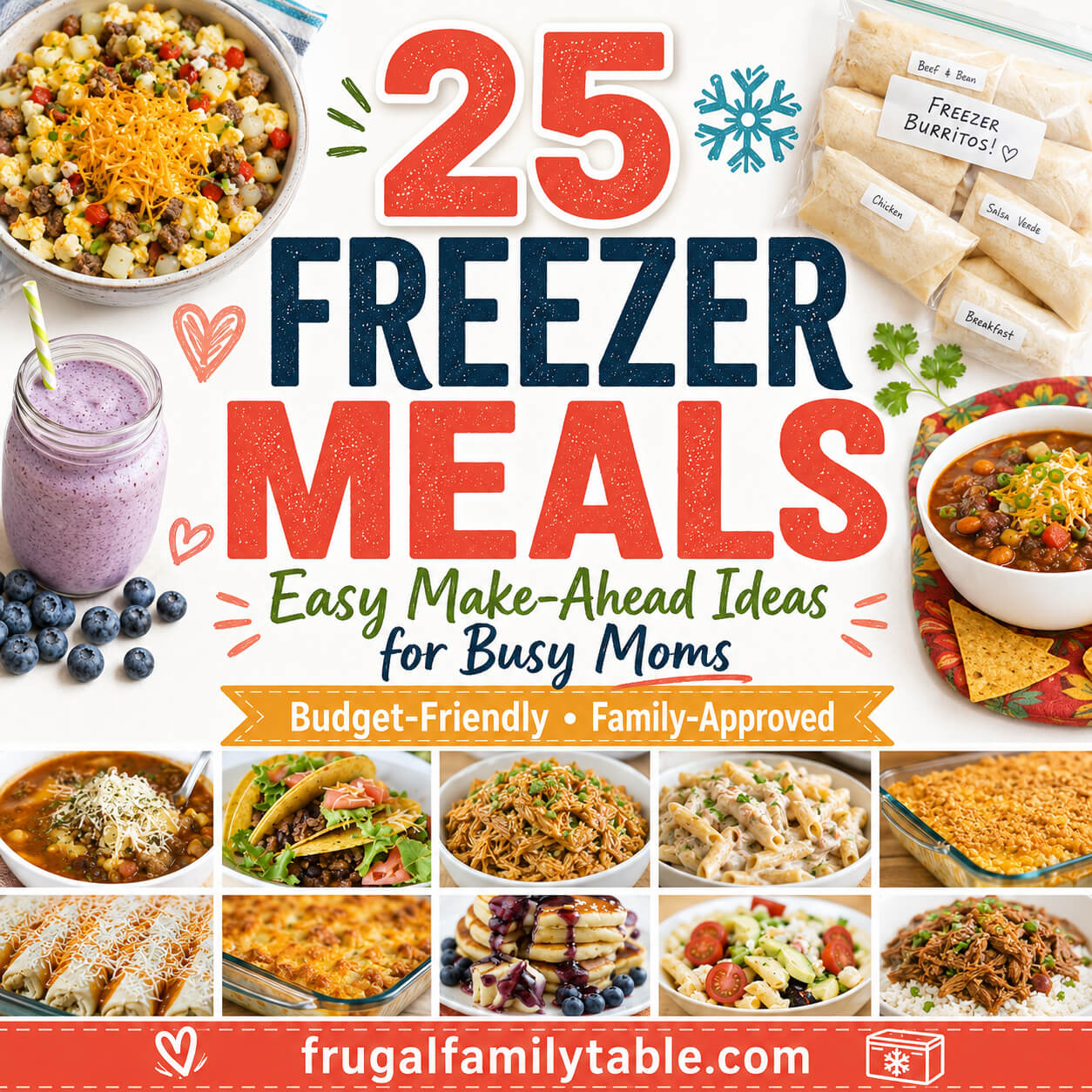 25 Freezer Meals