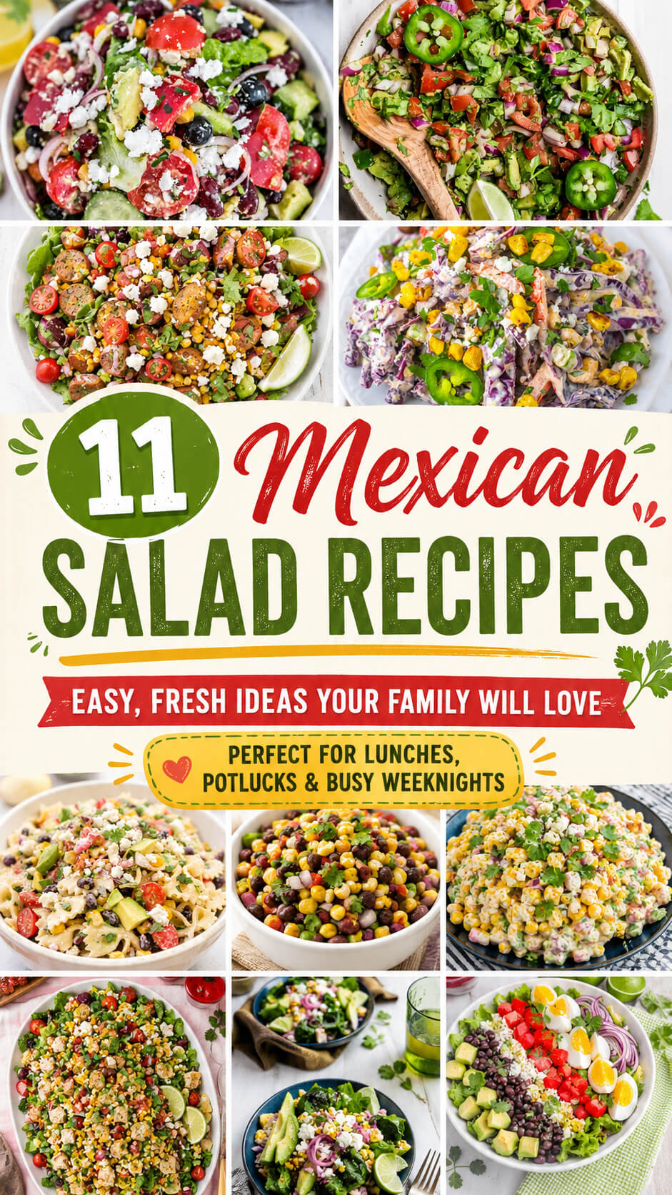 Fresh Mexican salad recipe ideas
