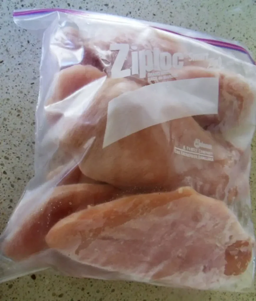 Frozen chicken