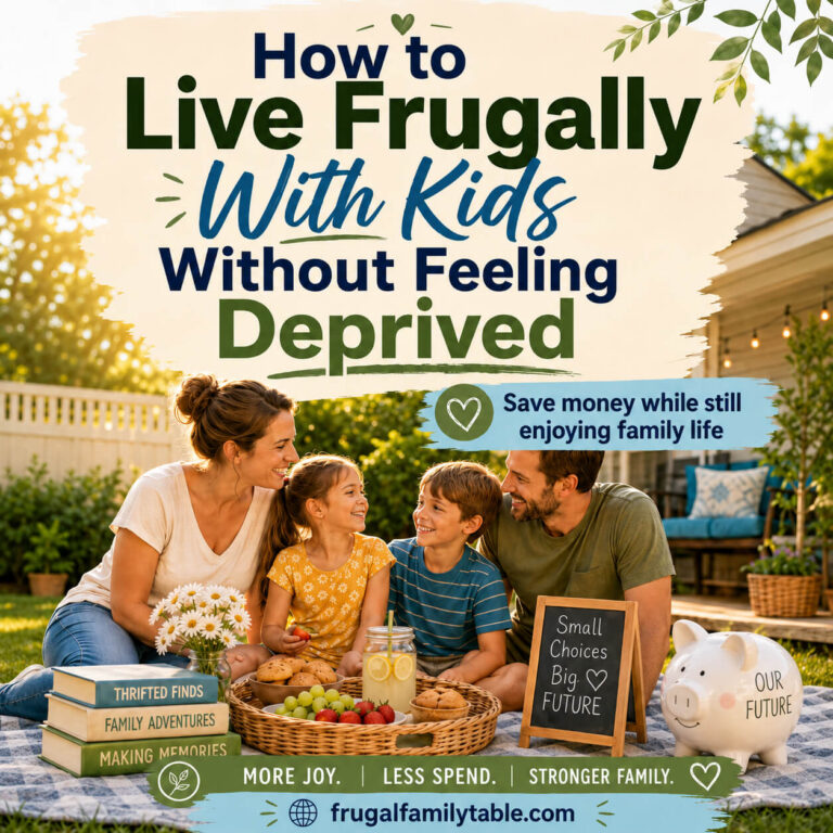 Frugal Living Tips for Families With Kids