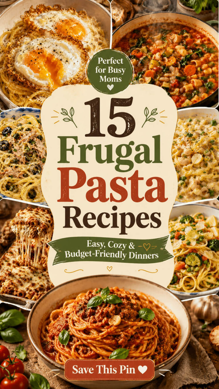 Frugal Pasta Recipes That Feed 4 for Under $5