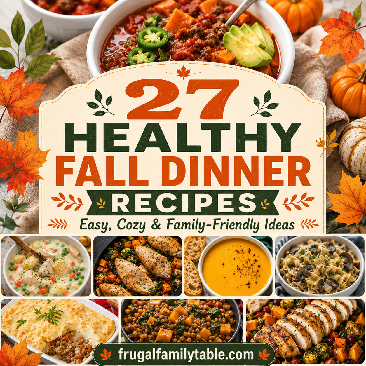 Healthy Fall Dinner Recipes