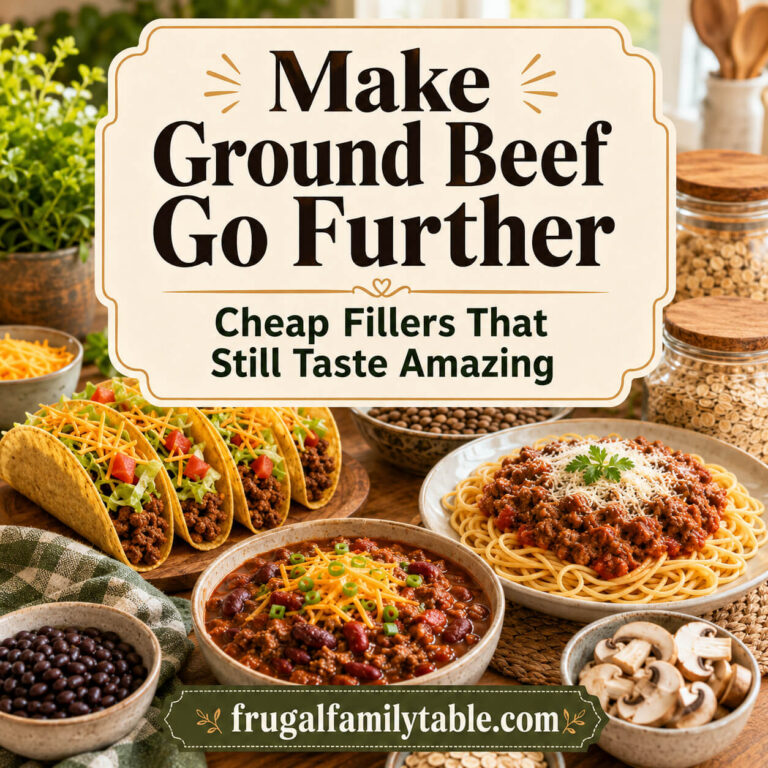 How to Stretch Ground Beef Further
