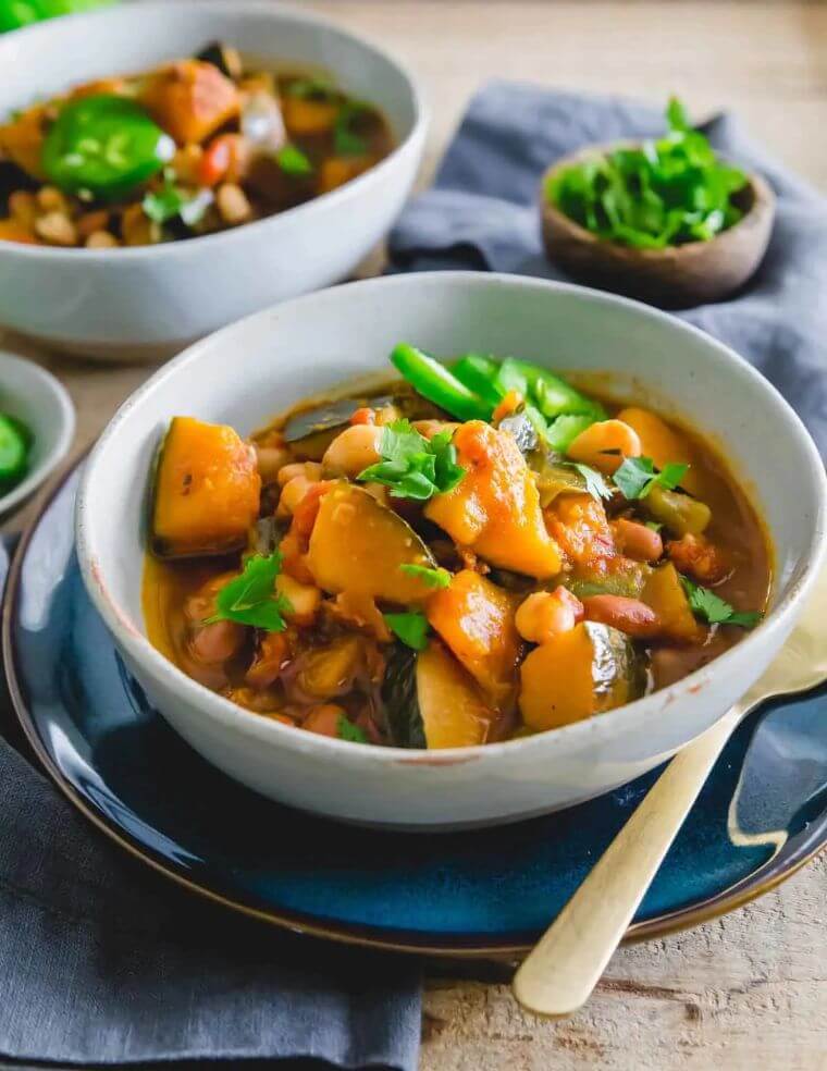 Kabocha Squash Chili (Vegan)