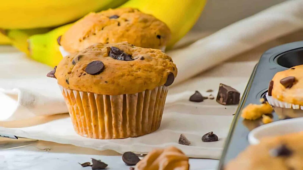 Peanut Butter Banana Muffins