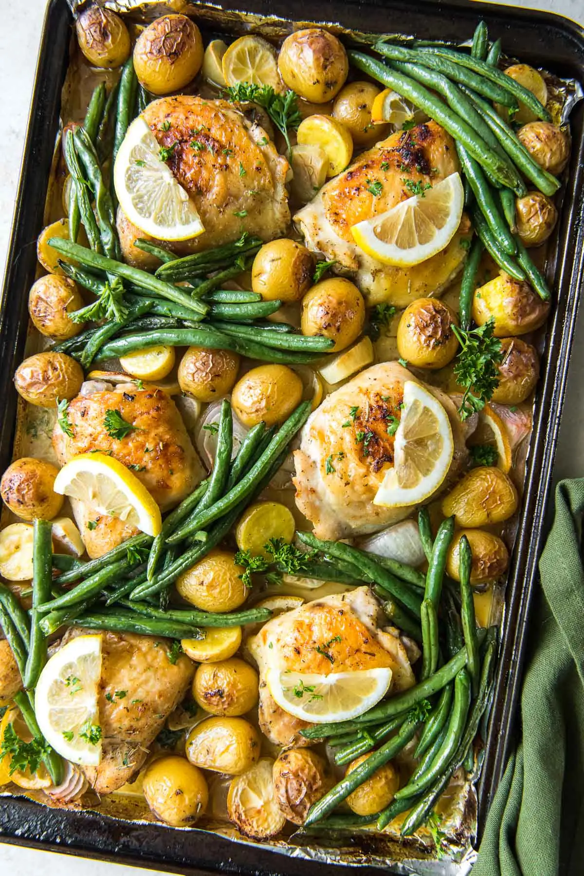 Sheet Pan Chicken Thighs and Potatoes