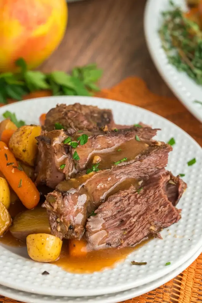 Slow Cooker Apple Cider Pot Roast