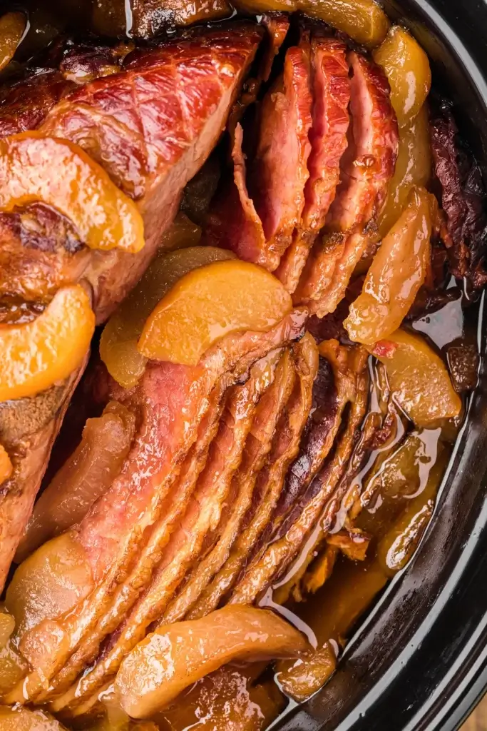 Slow Cooker Apple and Clove Ham