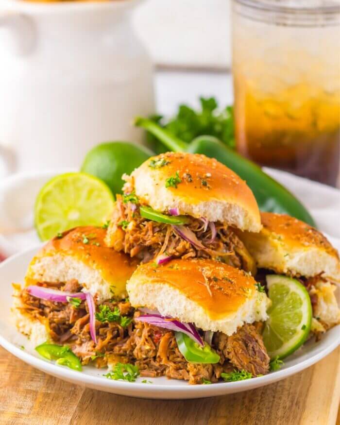 Slow Cooker Birria Sliders