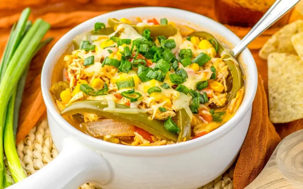Slow Cooker Chicken Fajita Soup