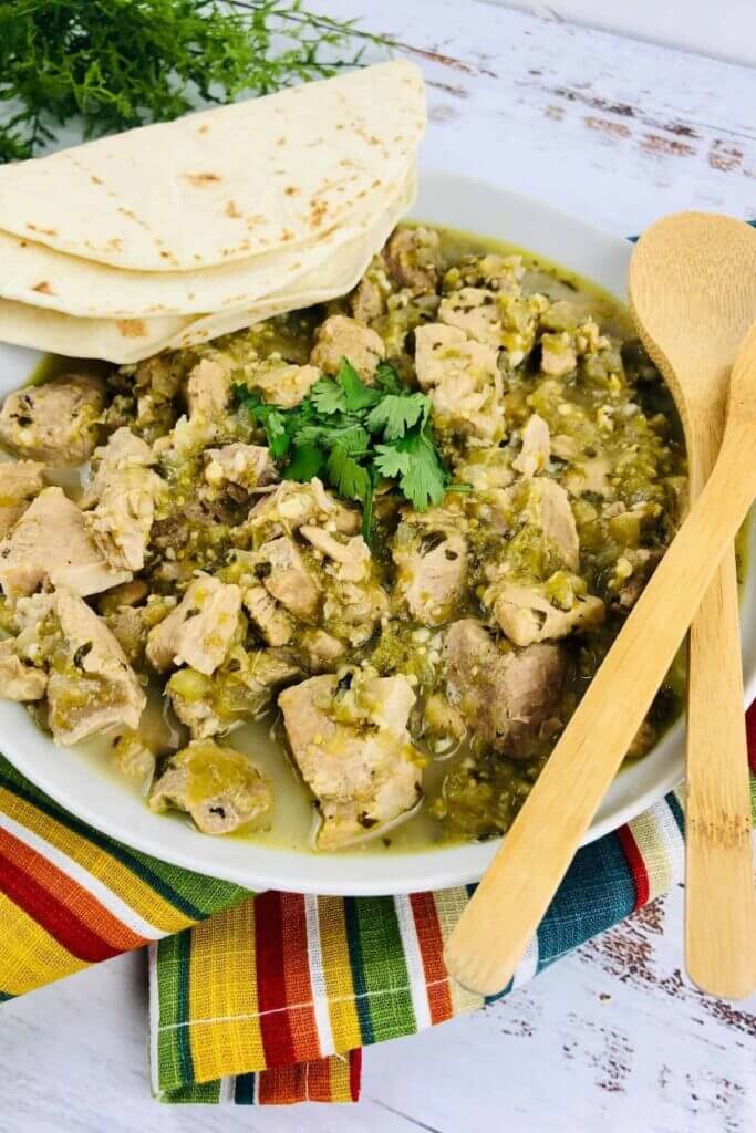 Slow Cooker Hatch Chile Salsa Verde Pork