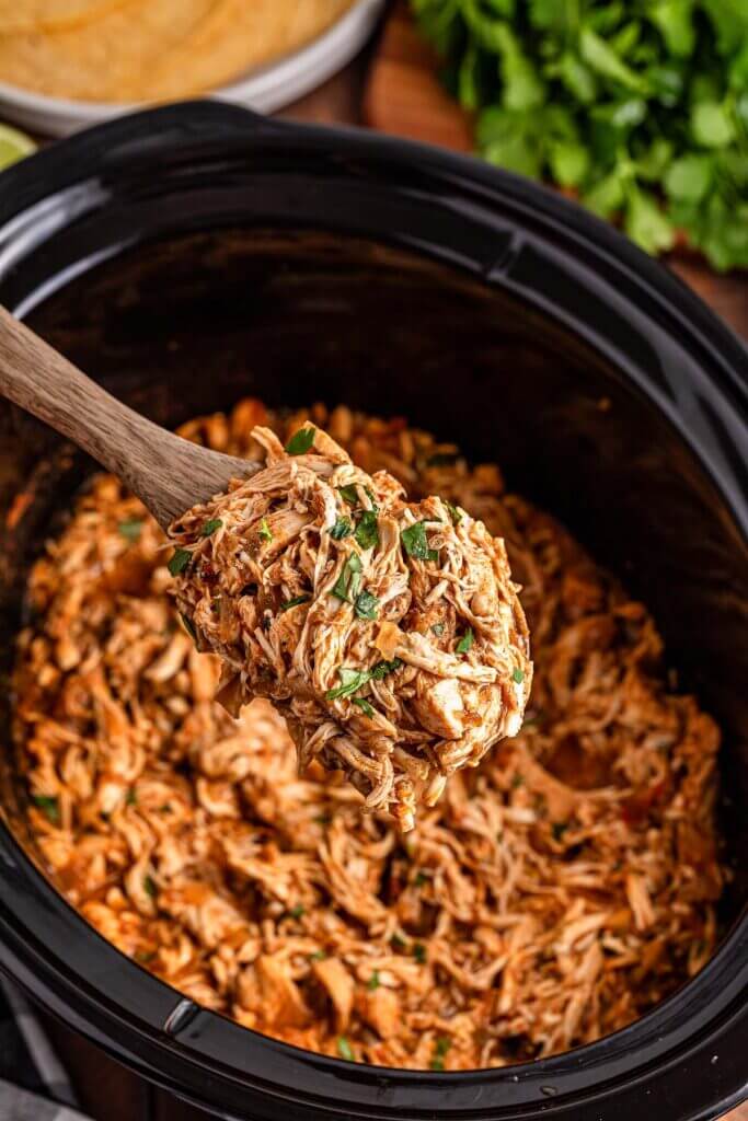 Slow Cooker Mexican Shredded Chicken