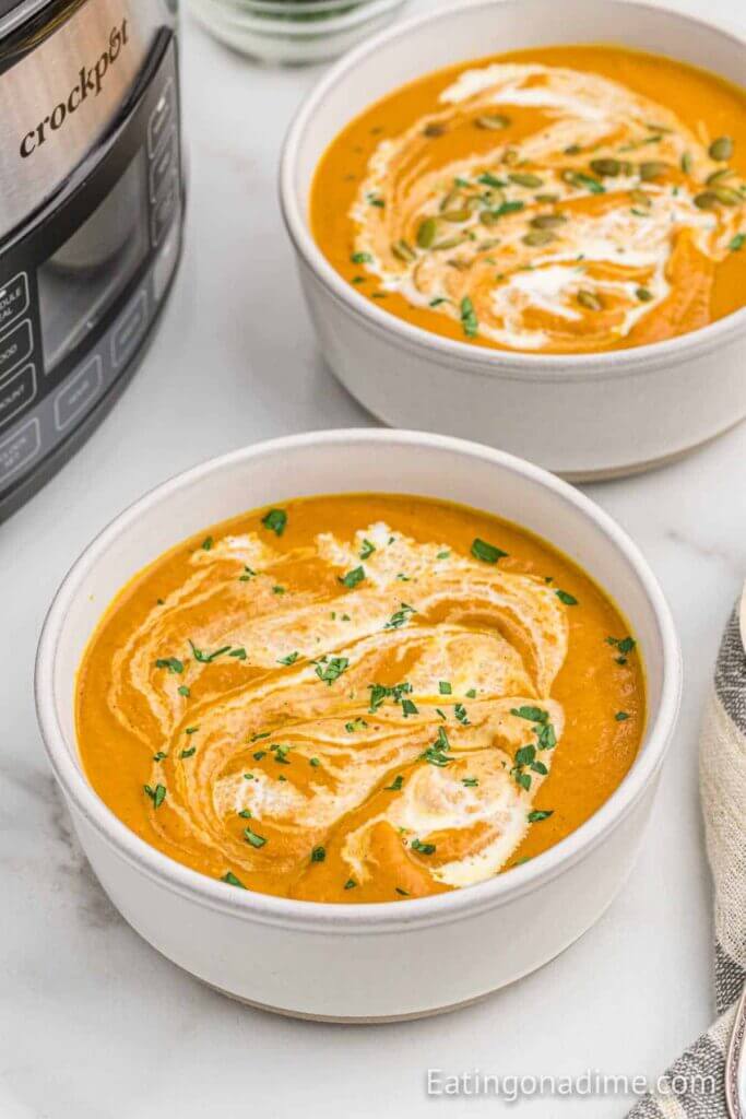 Slow Cooker Pumpkin Soup