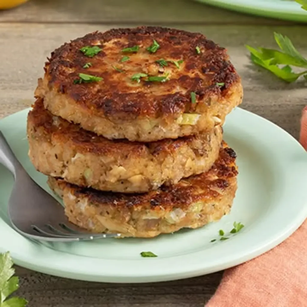 Store cooked patties
