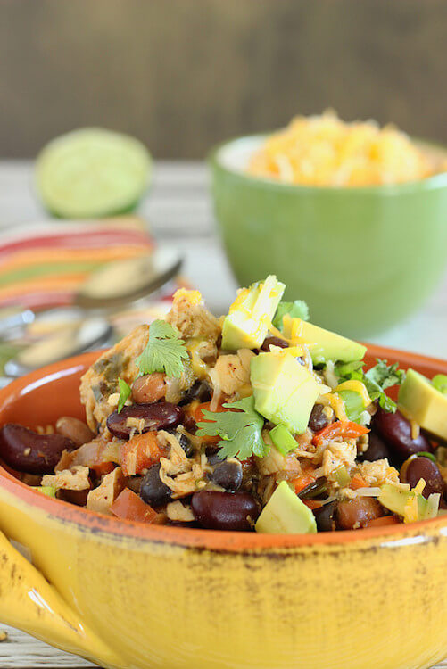 Three Bean Chicken Chili