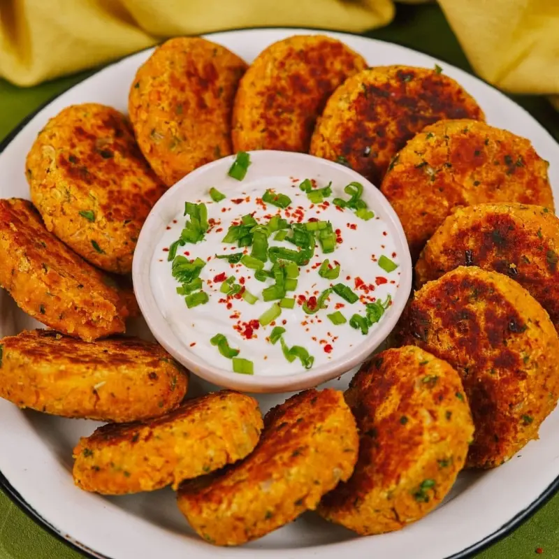 Air Fryer Crispy Lentil Patties