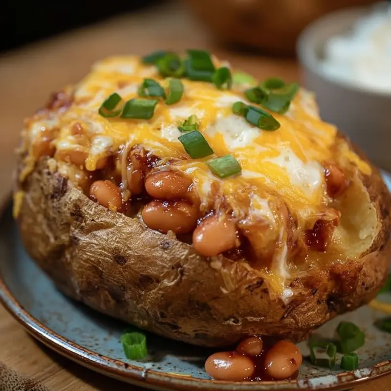 BBQ Chicken Potato Boats