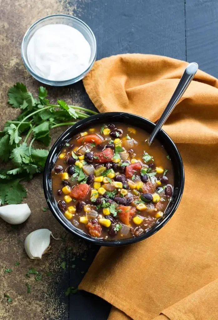 Black Bean and Tomato Soup