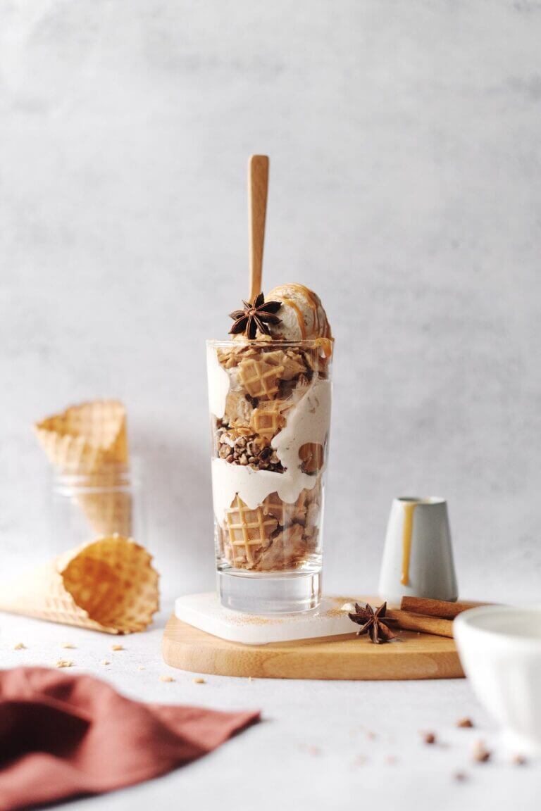 Chai Spiced Ice Cream Parfait