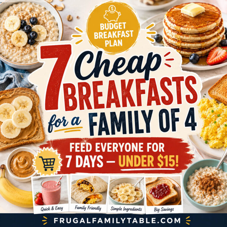 Cheap Breakfast Ideas for a Family of 4