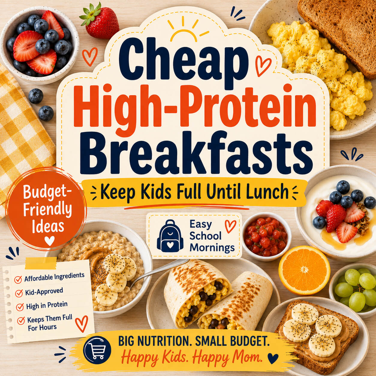 Cheap High Protein Breakfasts