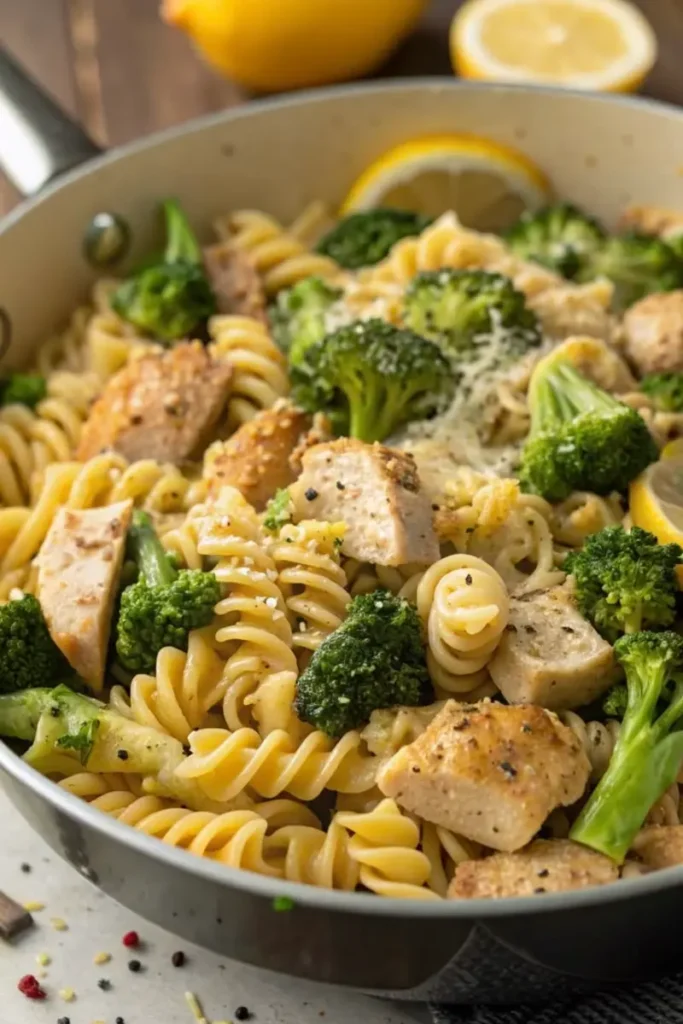 Chicken and Broccoli Pasta with Marinara