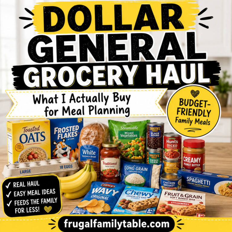 Dollar General Grocery Haul