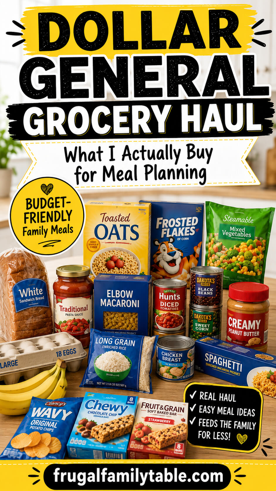 Dollar General Grocery Haul What I Actually Buy for Meal Planning