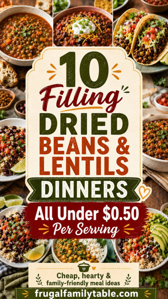 Dried Beans & Lentils: 10 Filling Dinners for Under $0.50/Serving