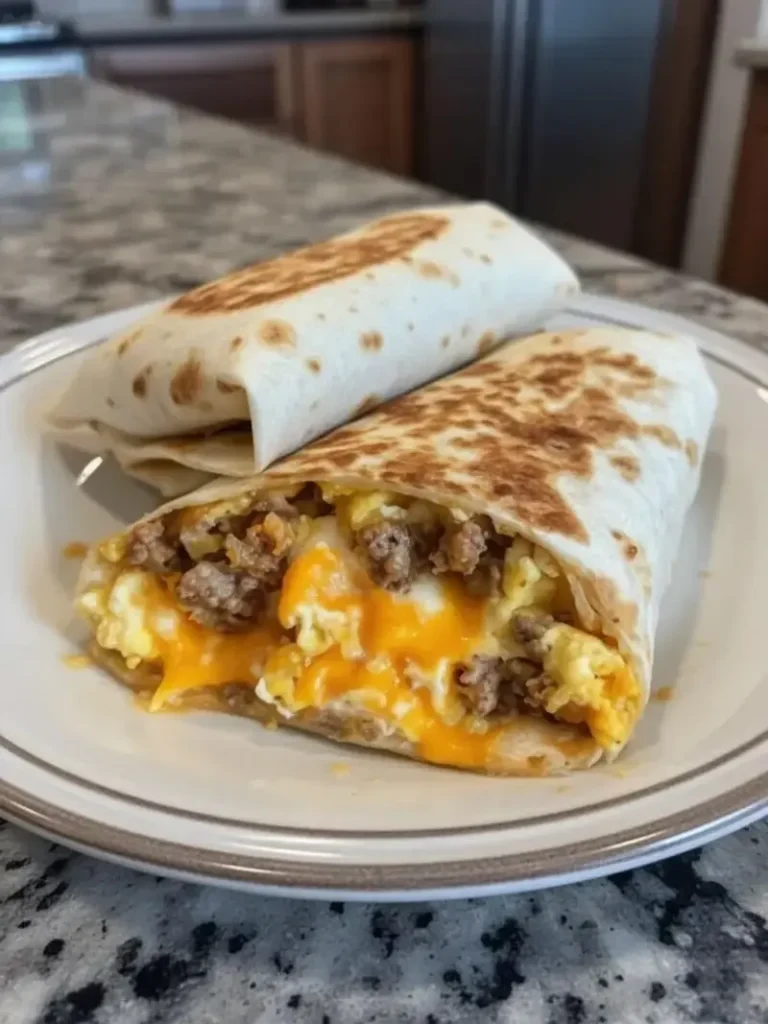 Freezer Breakfast Burritos