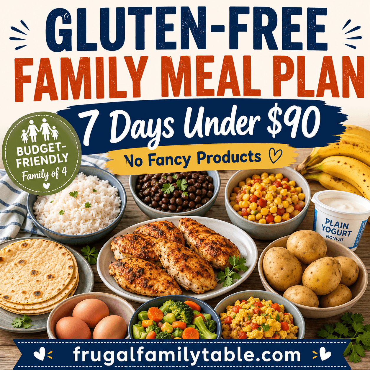 Gluten Free Family Meal Plan