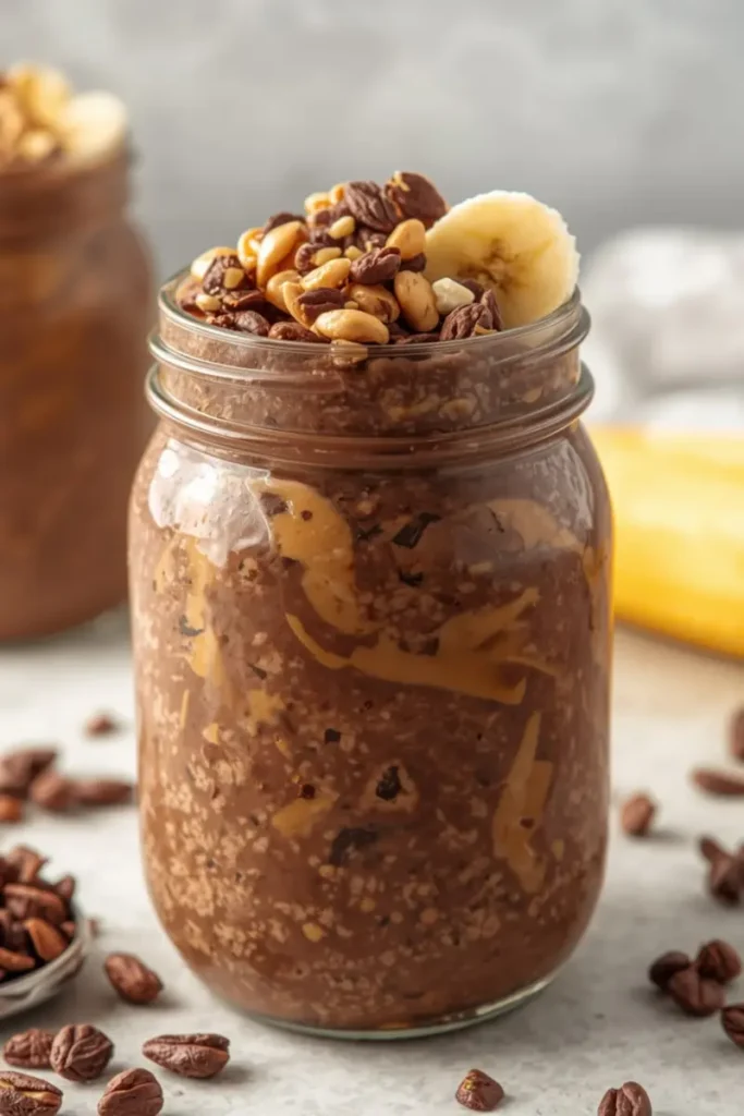 Overnight Oats with Peanut Butter