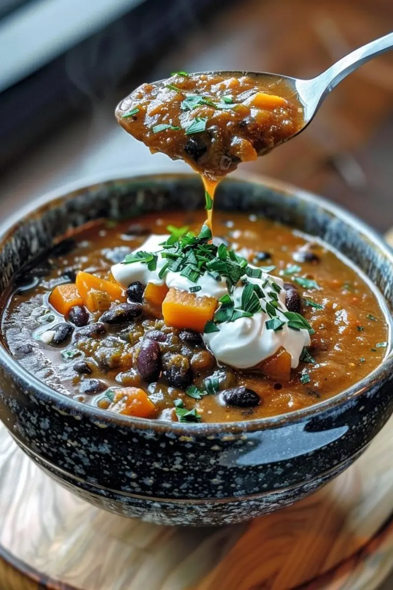 Pumpkin Black Bean Soup