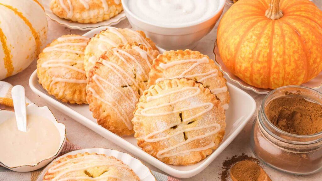 Pumpkin Hand Pies with Maple Glaze
