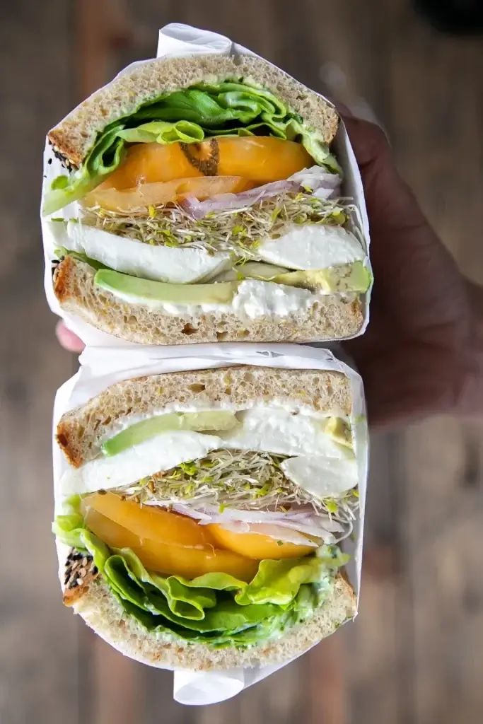 Tomato Mozzarella Sandwich