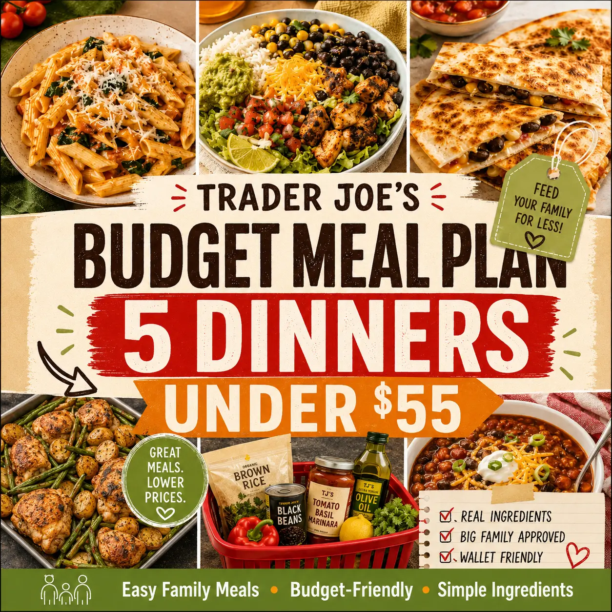 Trader Joe's Budget Meal Plan