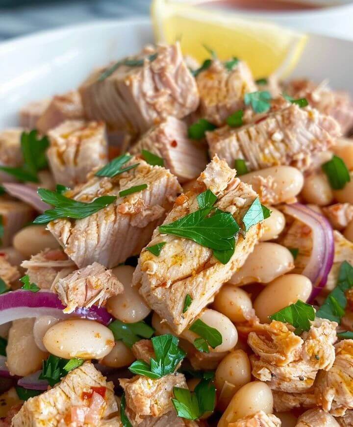 Tuna and White Bean Skillet