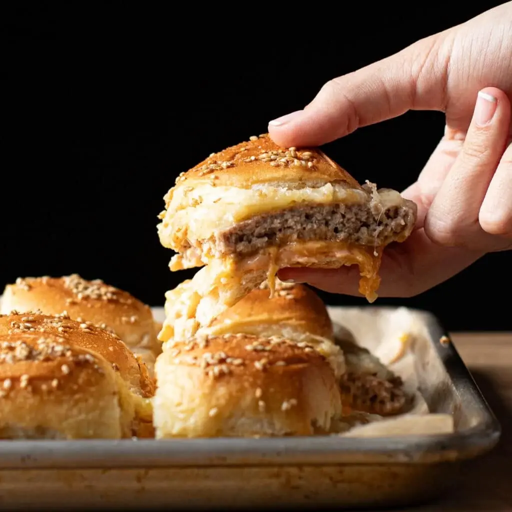 Turkey Burger Sliders with Oven Fries